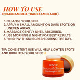 Bonita Niacinamide Tranexamic Brightening Spot Cream - 50g