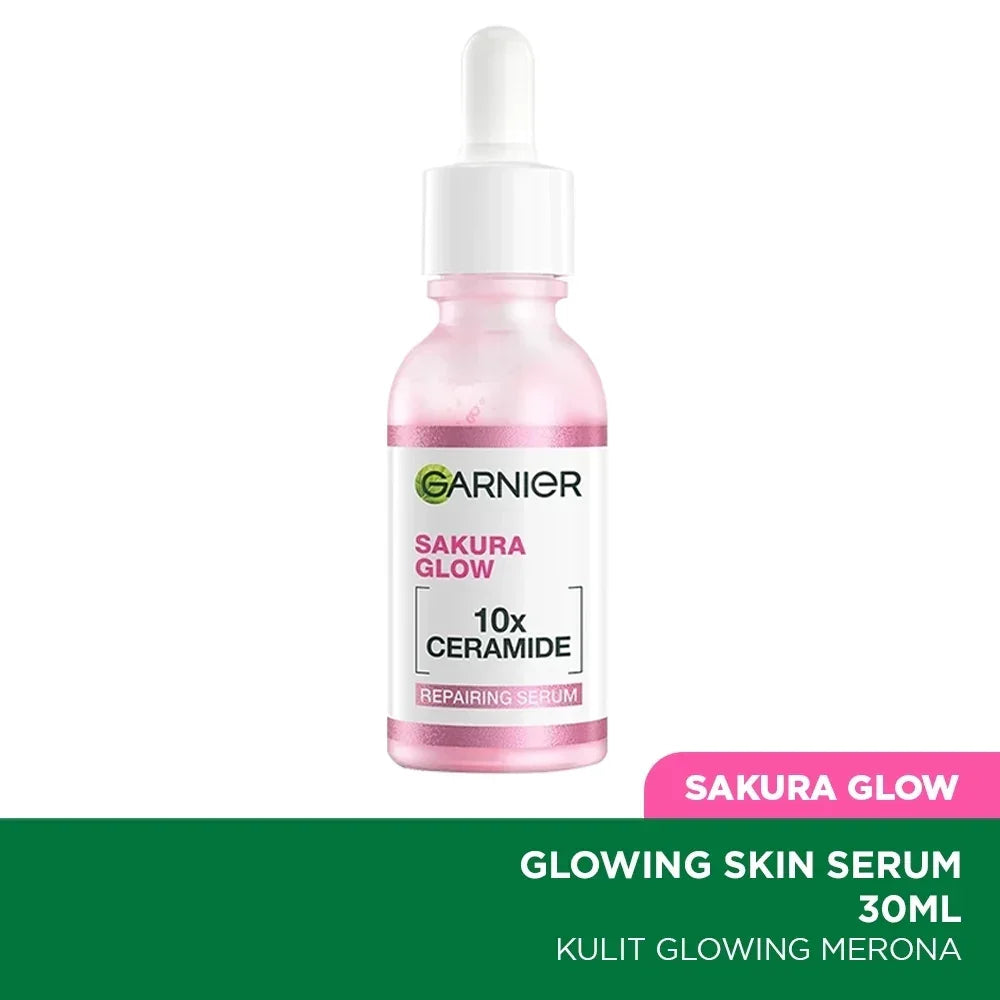 Garnier Sakura Glow 10X Ceramide Repairing Serum - 30ml