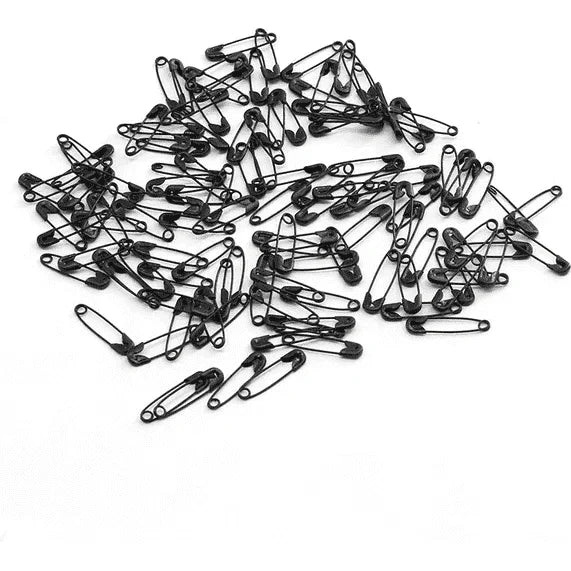 دبابيس الأمان هاودي أسود - 100 قطعة - أسود - 100 قطعة