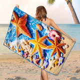 Ultra Soft Lightweight Beach Towel A-6077 (30" × 60")