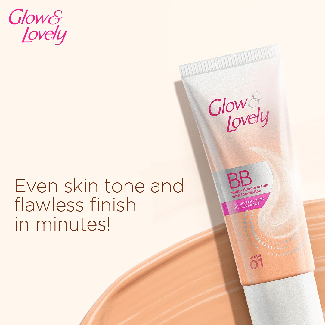 Glow & Lovely BB Multi-Vitamin Cream With Foundation - 40g