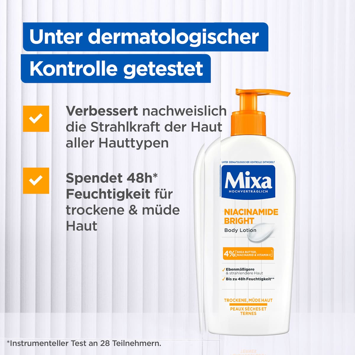 Mixa Niacinamide Radiance Correcting Milk Body Lotion - 250ml