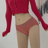 Mid Waist Woman Honeycomb Sport Panties - 165