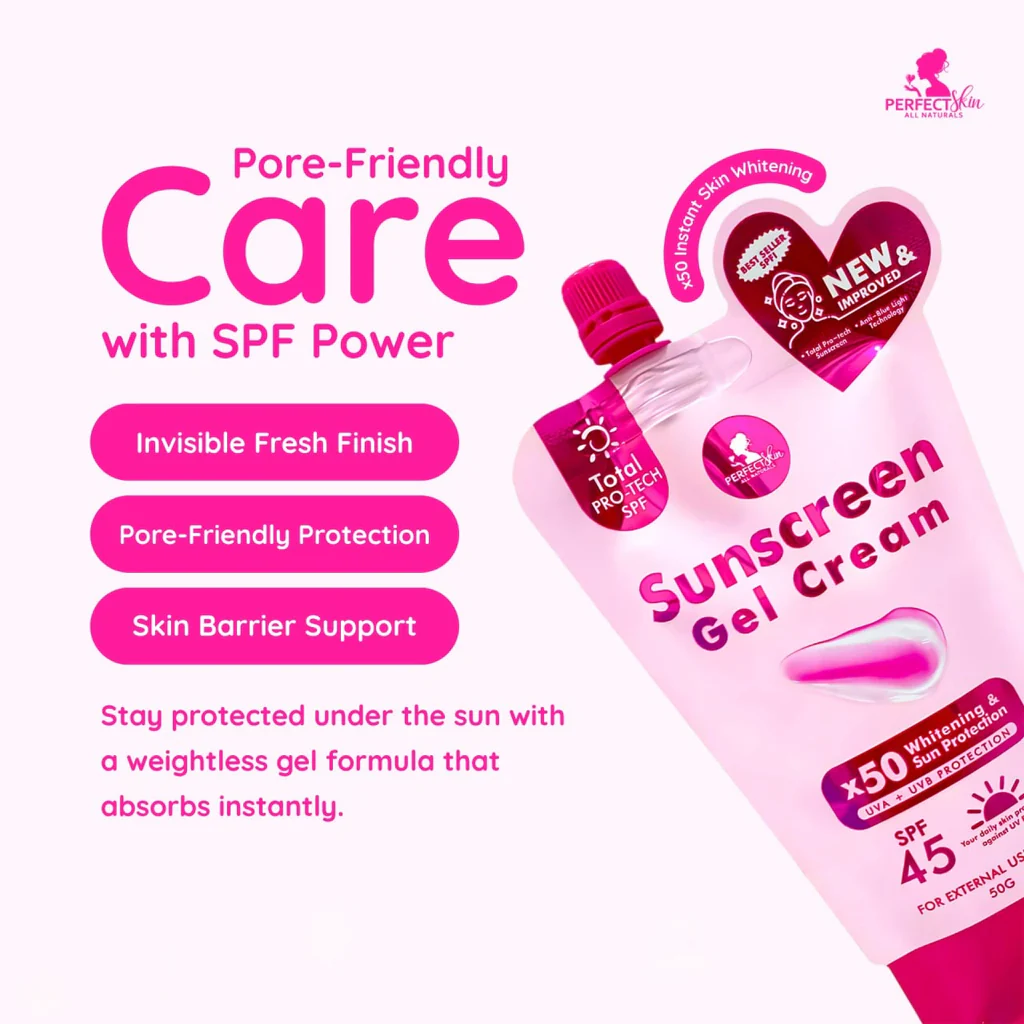 Perfect Skin Sunscreen Gel Cream SPF45 - 50g