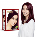 Amar's Herbal Henna Hair Color Super Burgundy - 6 Pcs × 10g