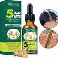 EELHOE 5 أيام محلول مغذيات الشعر الطبيعي - 30 مل