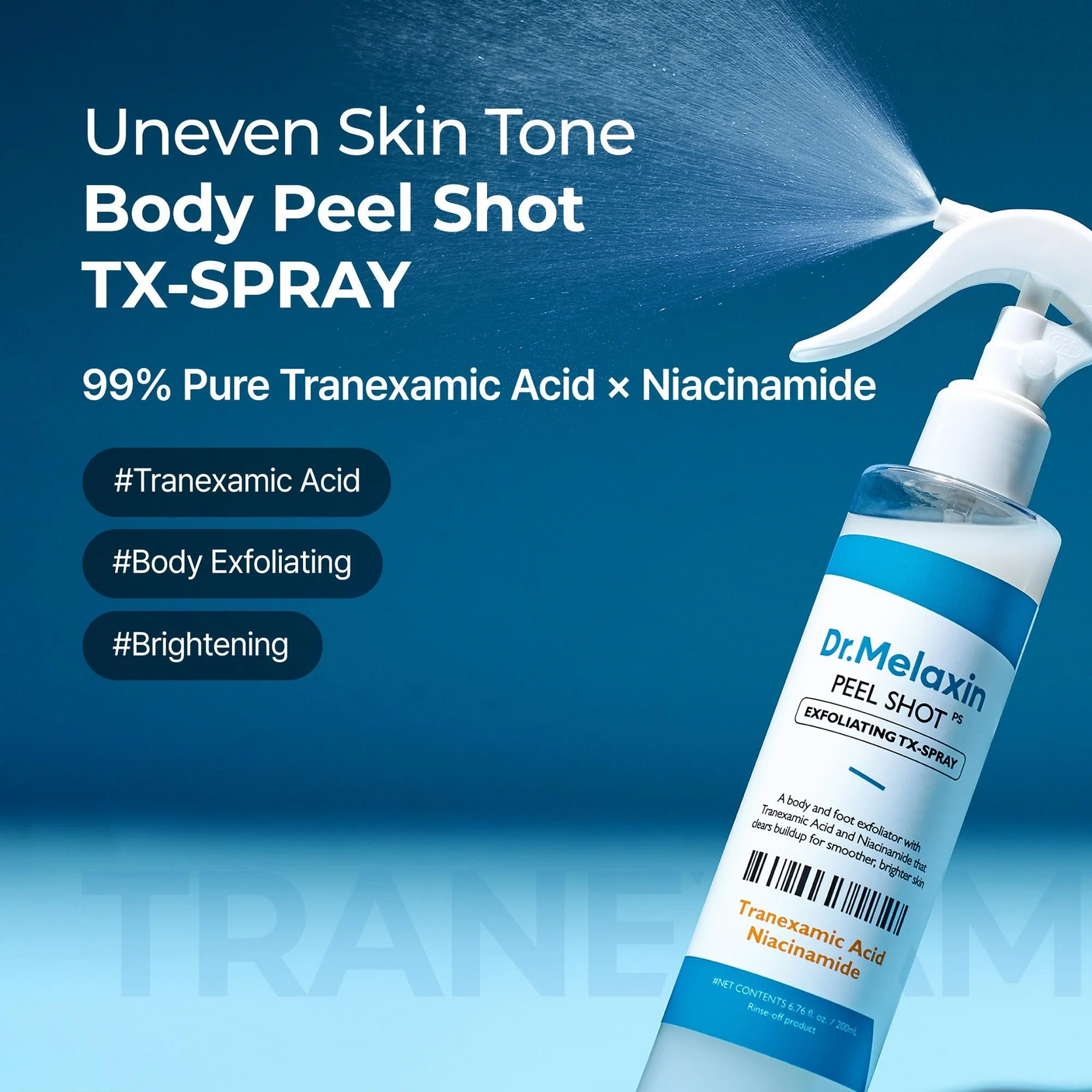 Dr.Melaxin Peel Shot Exfoliating TX-Spray Body & Foot - 200ml
