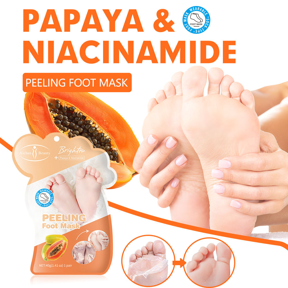 Aichun Beauty Papaya & Niacinamide Foot Peeling Mask - 40g