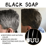 EELHOE Black Soap Grey Coverage Shampoo Bar - 50g
