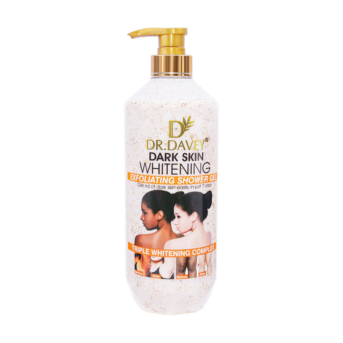 Dr. Davey Dark Skin Brightening Exfoliating Shower Gel - 1000ml
