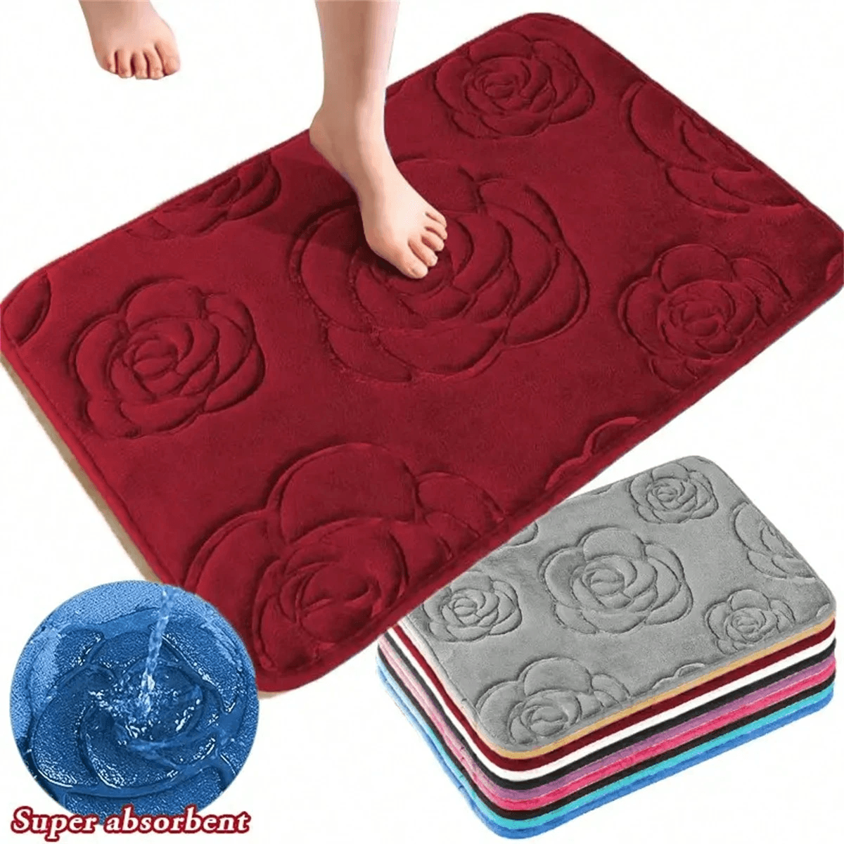 Super Absorbent Non Slip Floor Mat