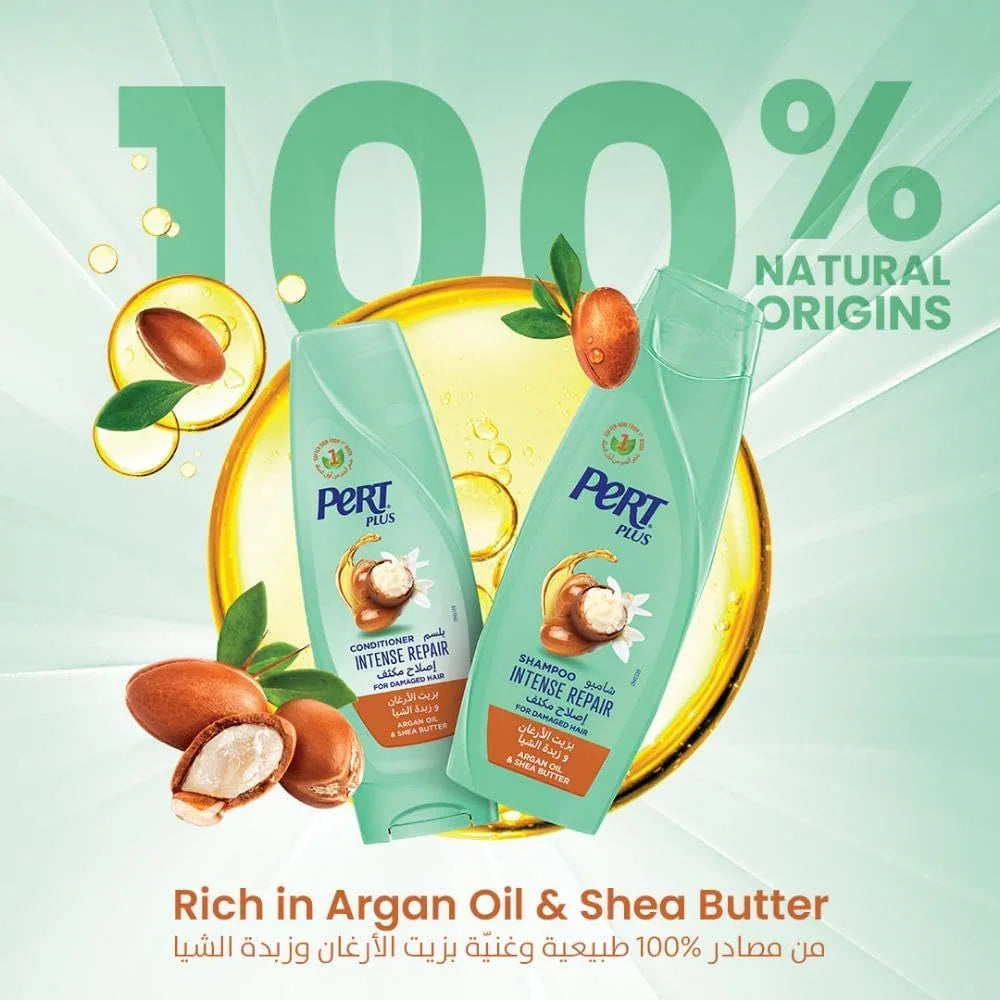 Pert Plus Shampoo Intense Repair With Argan Oil & Shea Butter - 400ml