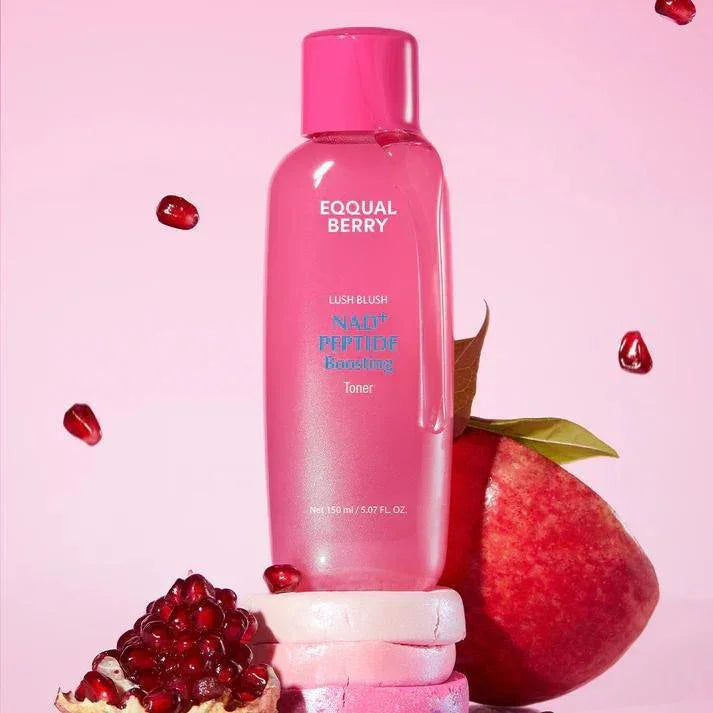 Eqqualberry Lush Blush NAD+ Peptide Boosting Toner - 150ml