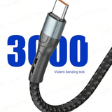 كابل شحن سريع 3 في 1 من HMT بقوة 120 وات RC-02
