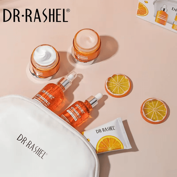 Dr.Rashel Vitamin C Skin Care 5 Piece Set With Bag – Pinoyhyper