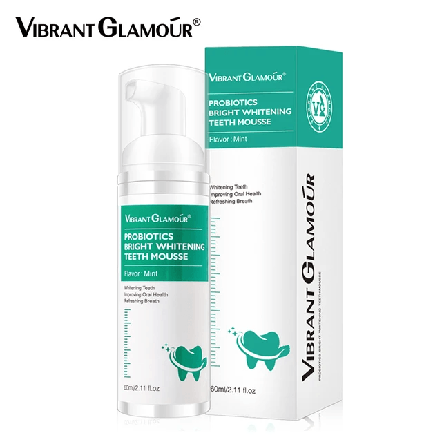 Vibrant Glamour Probiotics Bright Brightening Teeth Mousse - 60ml