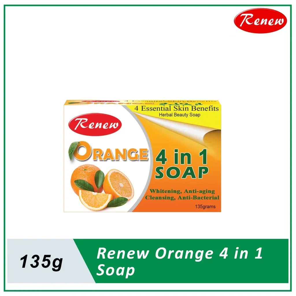 Renew Placenta Orange 4 in 1 Soap - 135g