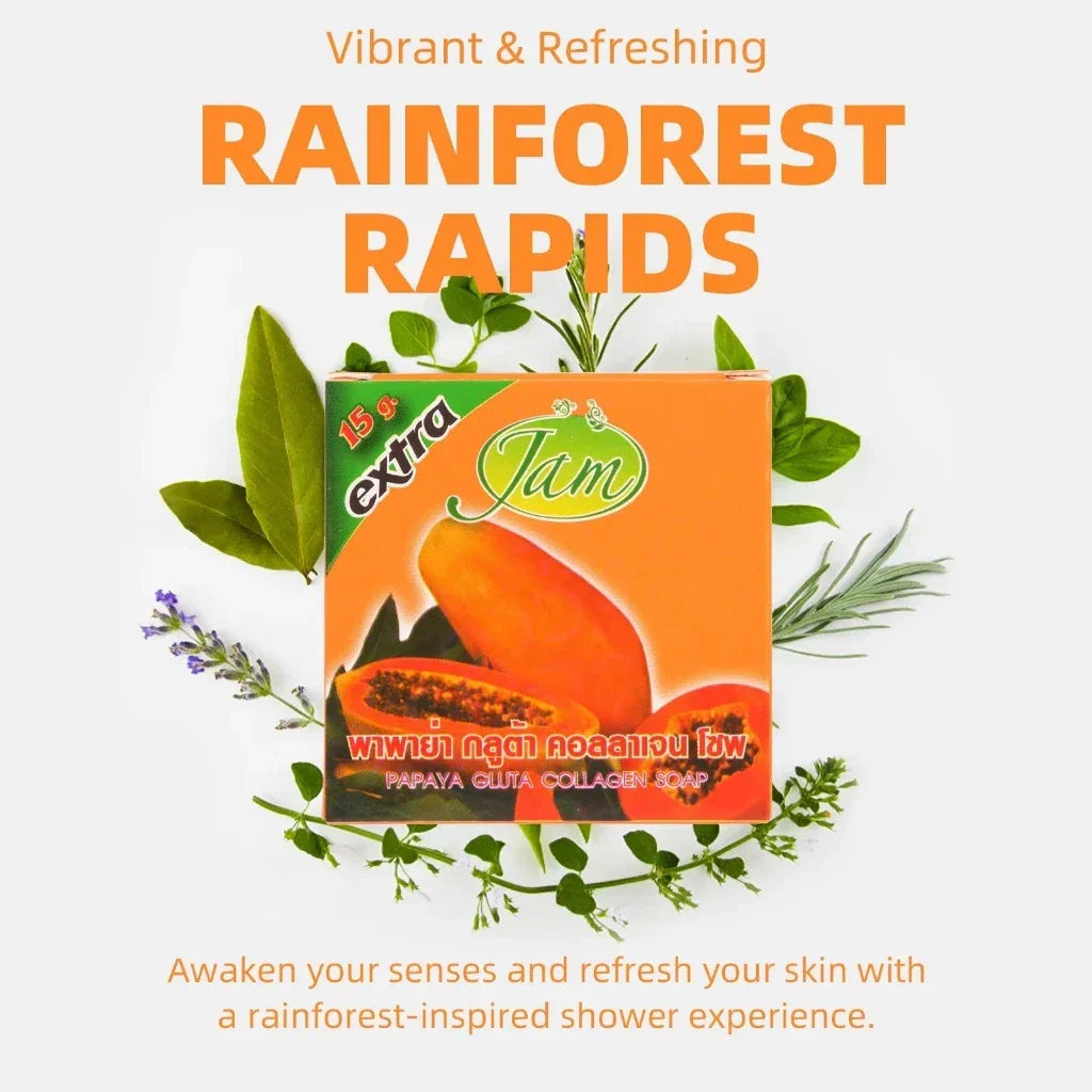 Jam Papaya Gluta Collagen Soap - 65g