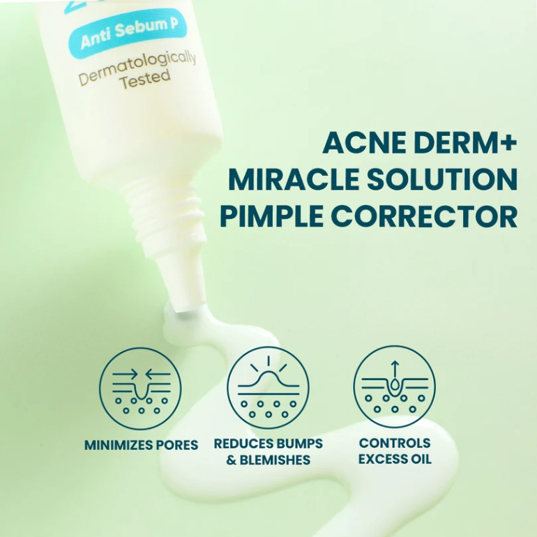 Luxe Organix Miracle Solutions Acne Derm+ Pimple Corrector - 20g