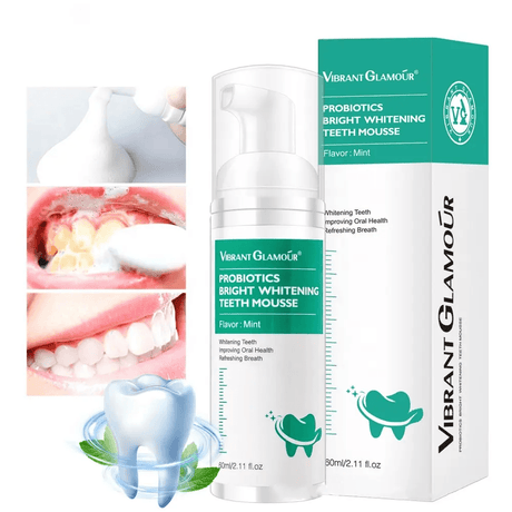 Vibrant Glamour Probiotics Bright Brightening Teeth Mousse - 60ml