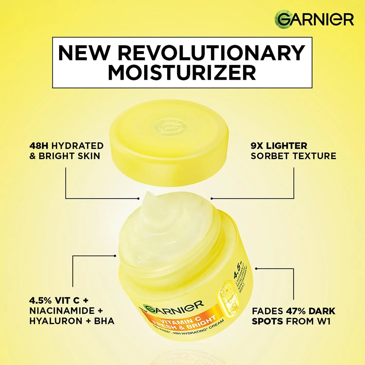 Garnier Vitamin C Dry Touch Cream - 30ml