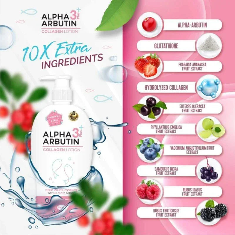 Precious Skin Alpha Arbutin Collagen Body Lotion - 500ml