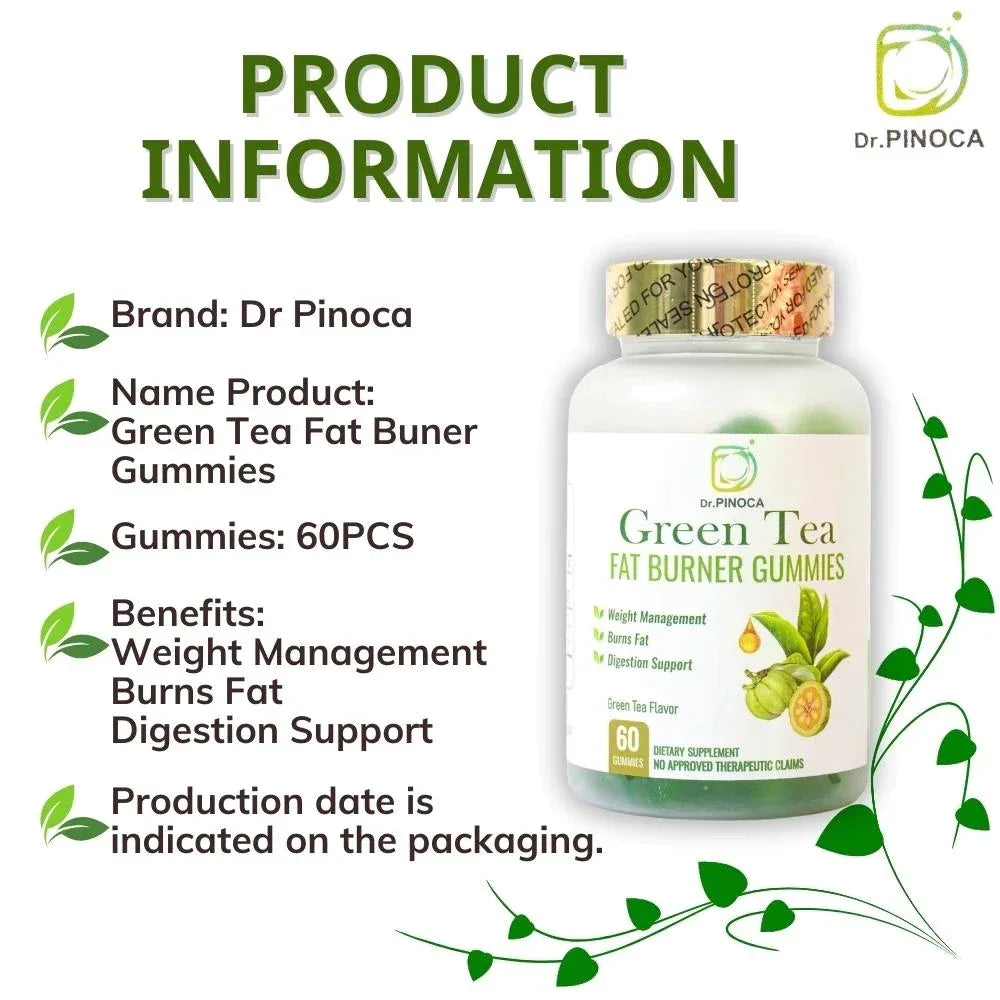 Dr. Pinoca Green Tea Nature Lean Gummies - 60s