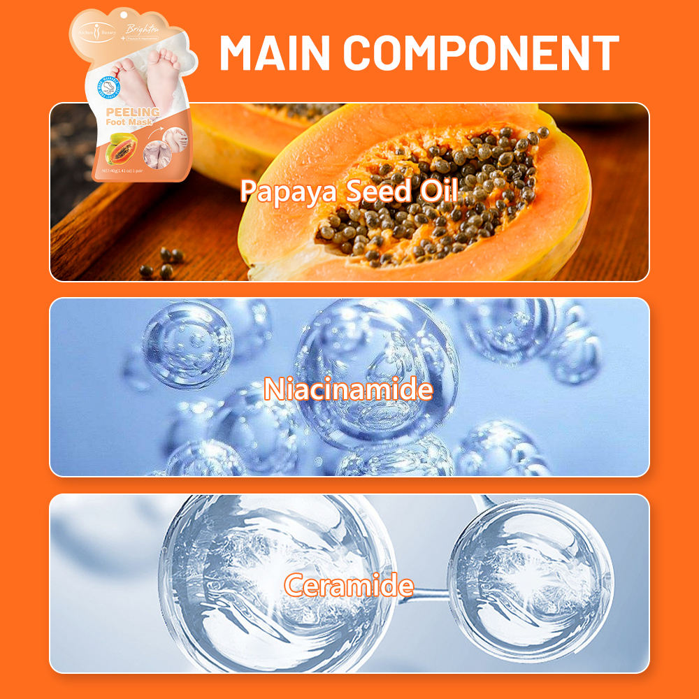 Aichun Beauty Papaya & Niacinamide Foot Peeling Mask - 40g