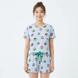 Trendy Cotton T-Shirt & Shorts 2pcs Set #7351