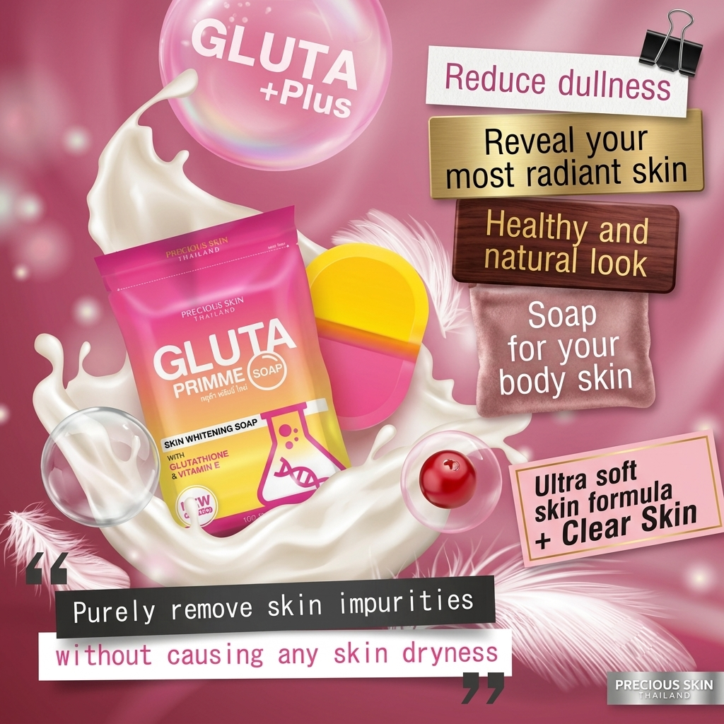 Precious Skin Gluta Primme Brightening Soap - 100g