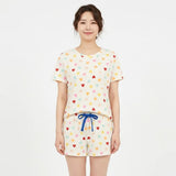 Trendy Cotton T-Shirt & Shorts 2pcs Set #7351