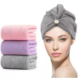 Super Absorbent Quick Dry Hair Cap (3 Pcs Pack)