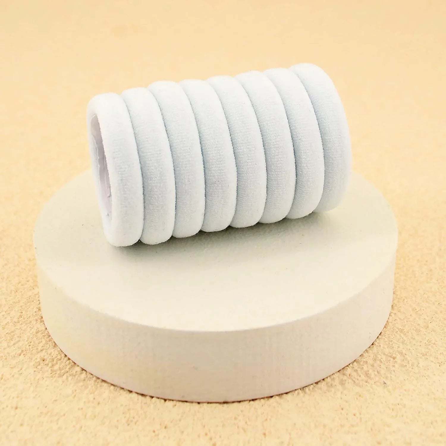 أربطة مطاطية سوداء - 6 قطع