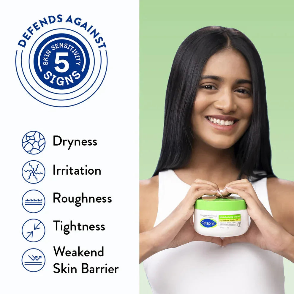 Cetaphil Moisturizing Cream For Dry to Very Dry Sensitive Skin - 250g