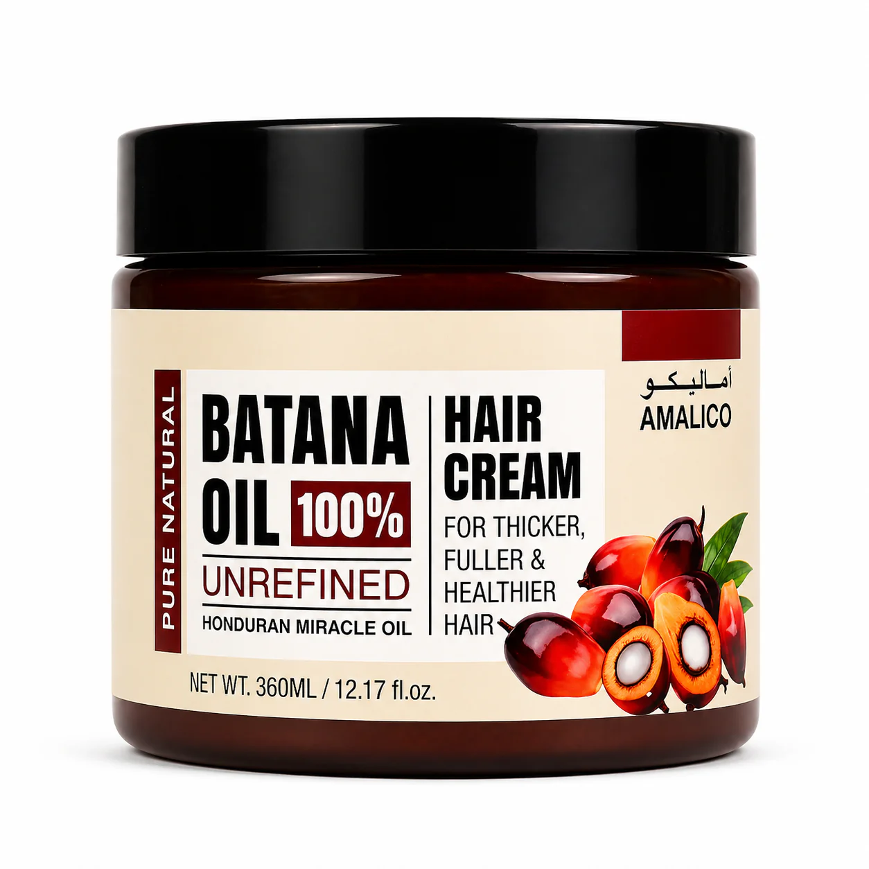 Amalico Batana Oil 100% Unrefined Hair Cream - 360ml