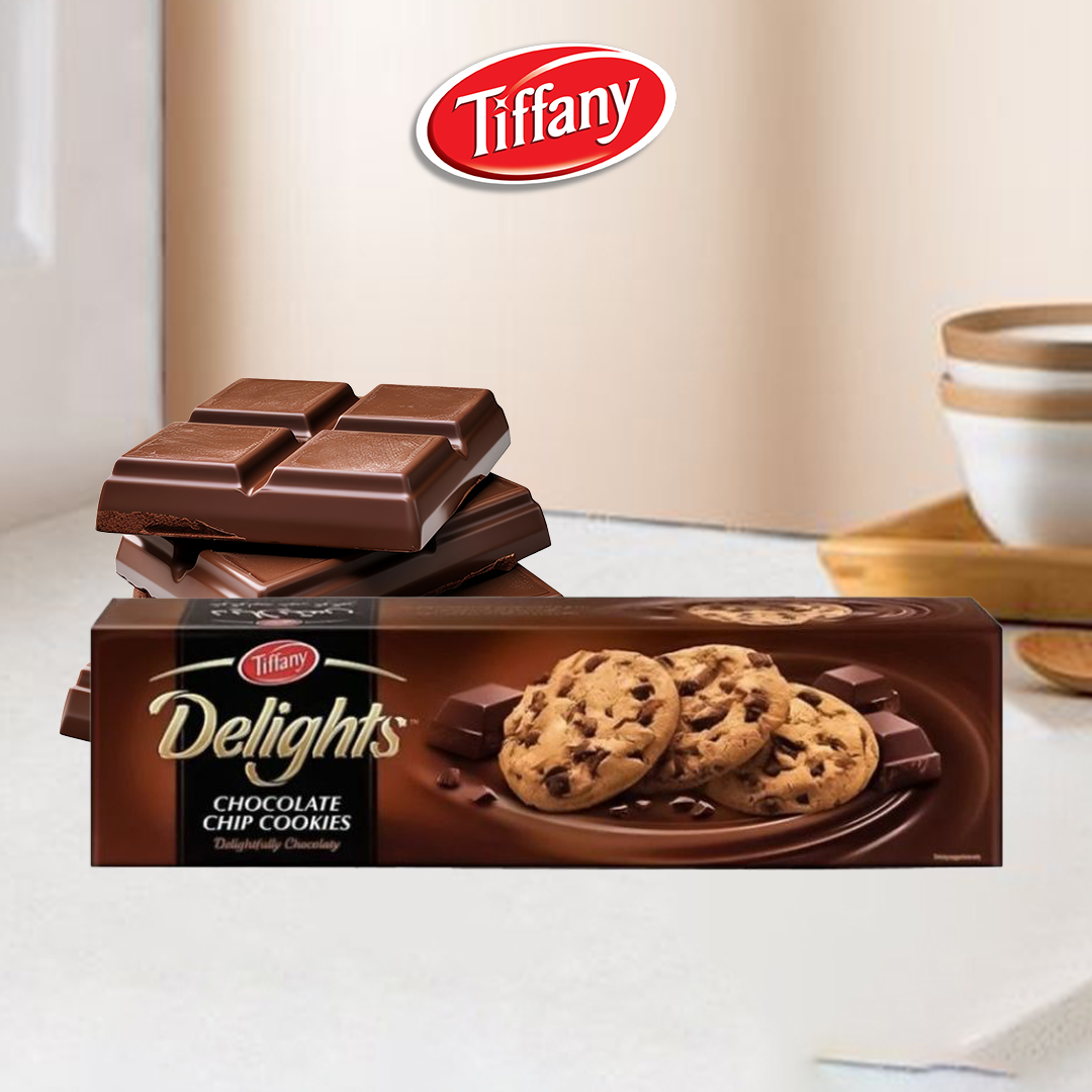 Tiffany Delights Chocolate Chip Cookies - 90g (3+1) Offer