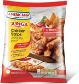 Americana Zingz Hot & Crunchy Chicken Strips - 750g (Frozen)
