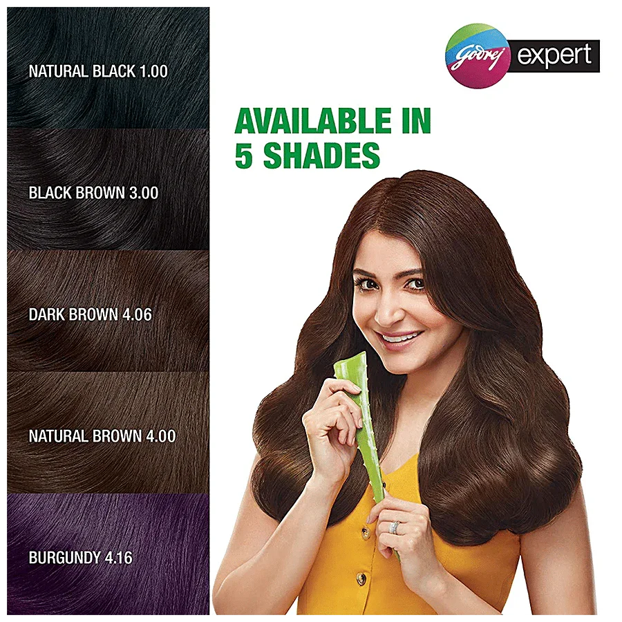 Godrej Expert Rich Creme Hair Color Natural Brown 4.00 - 20ml + 20ml