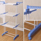 Folding Clothes Dryer Rack Three Layers Of Clothes Hanger