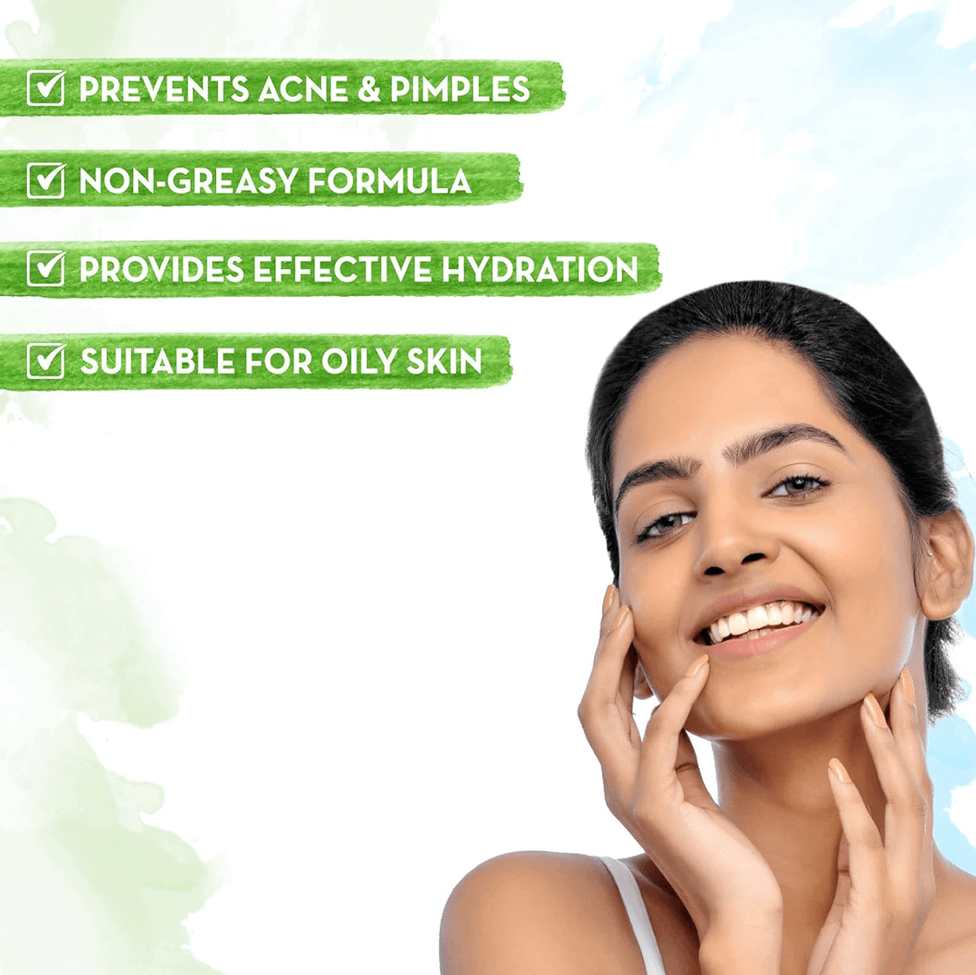 Mamaearth Oil-Free Face Moisturizer For Acne Prone Skin - 80g