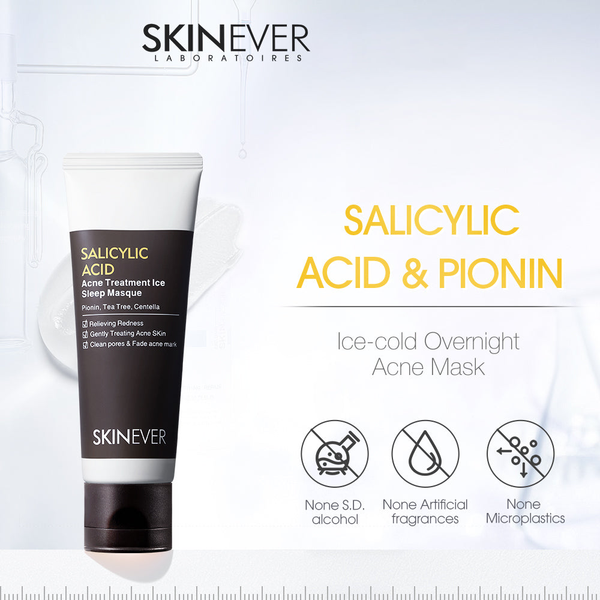 Skinever Salicylic Acid Acne Treatment Ice Sleep Masque - 75ml