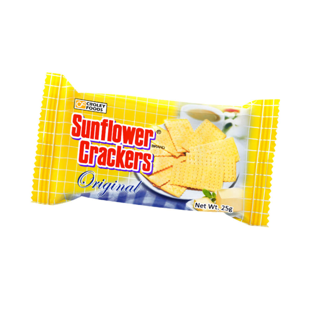 Croley Foods Sunflower Crackers Original - 10Pcs × 25g
