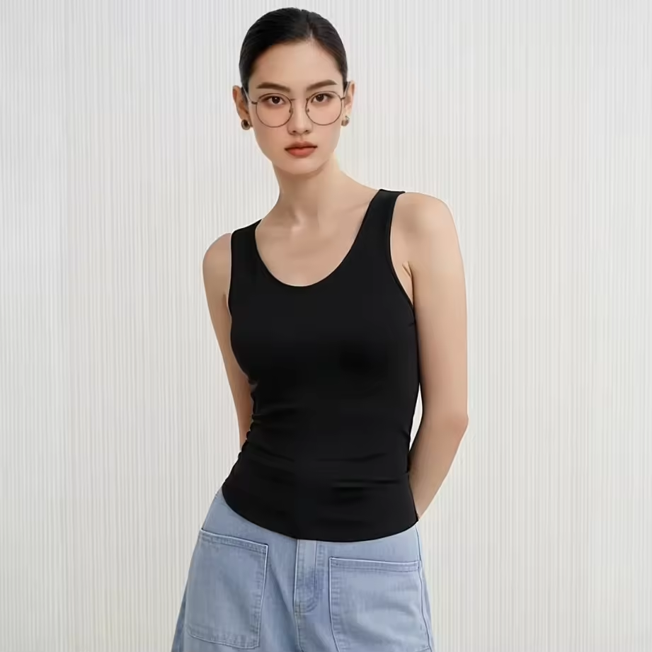 Women's Slim Fit Yoga & Sports Sleeveless Tank Top #380
