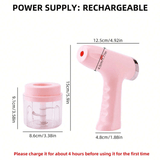 Electric 2 In 1 Wireless Mini Mixer Multi Function Cooking Machine