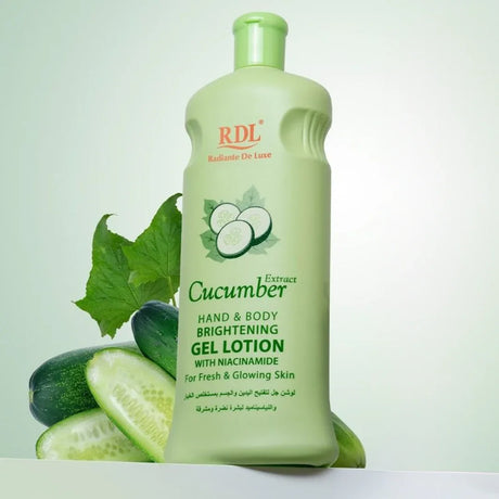 RDL Cucumber Extract Brightening Hand & Body Gel Lotion - 600ml
