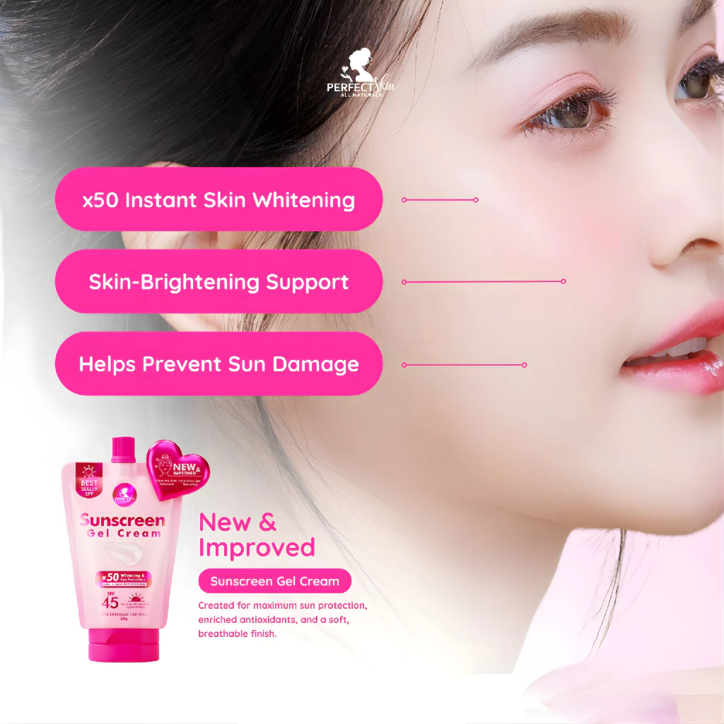 Perfect Skin Sunscreen Gel Cream SPF45 - 50g