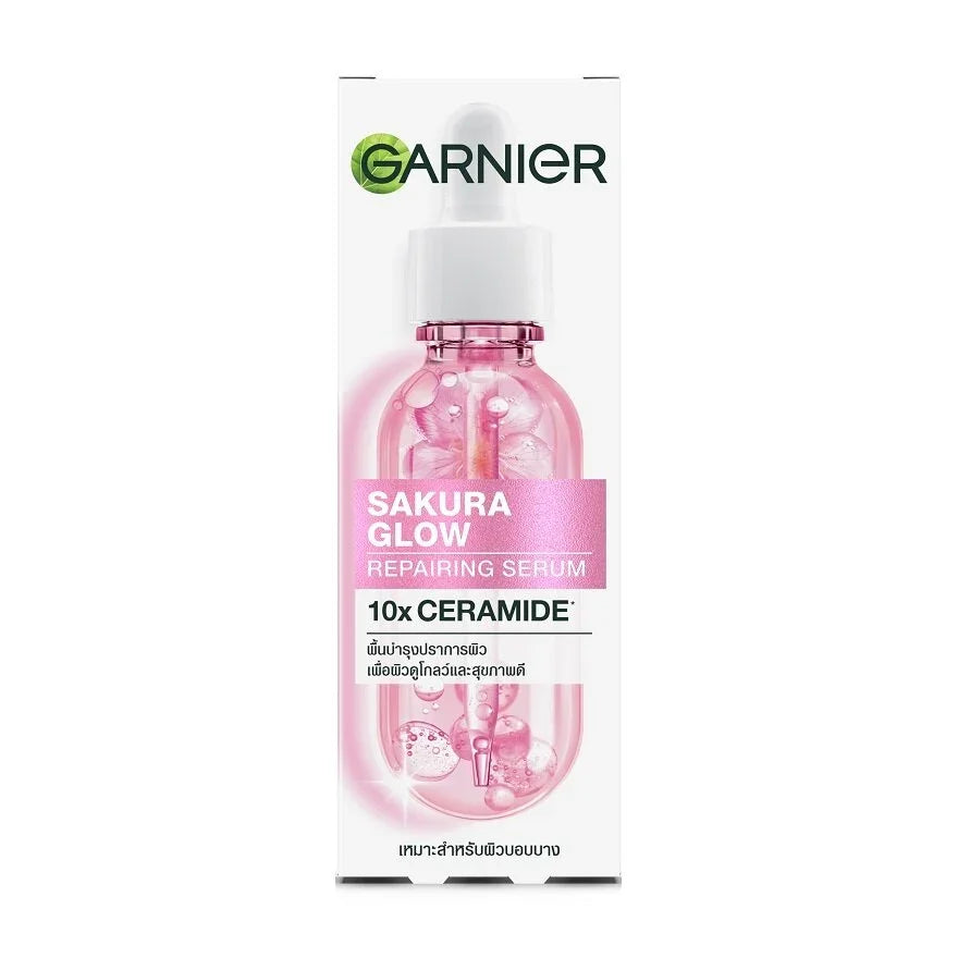 Garnier Sakura Glow 10X Ceramide Repairing Serum - 30ml