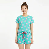 Trendy Cotton T-Shirt & Shorts 2pcs Set #7351