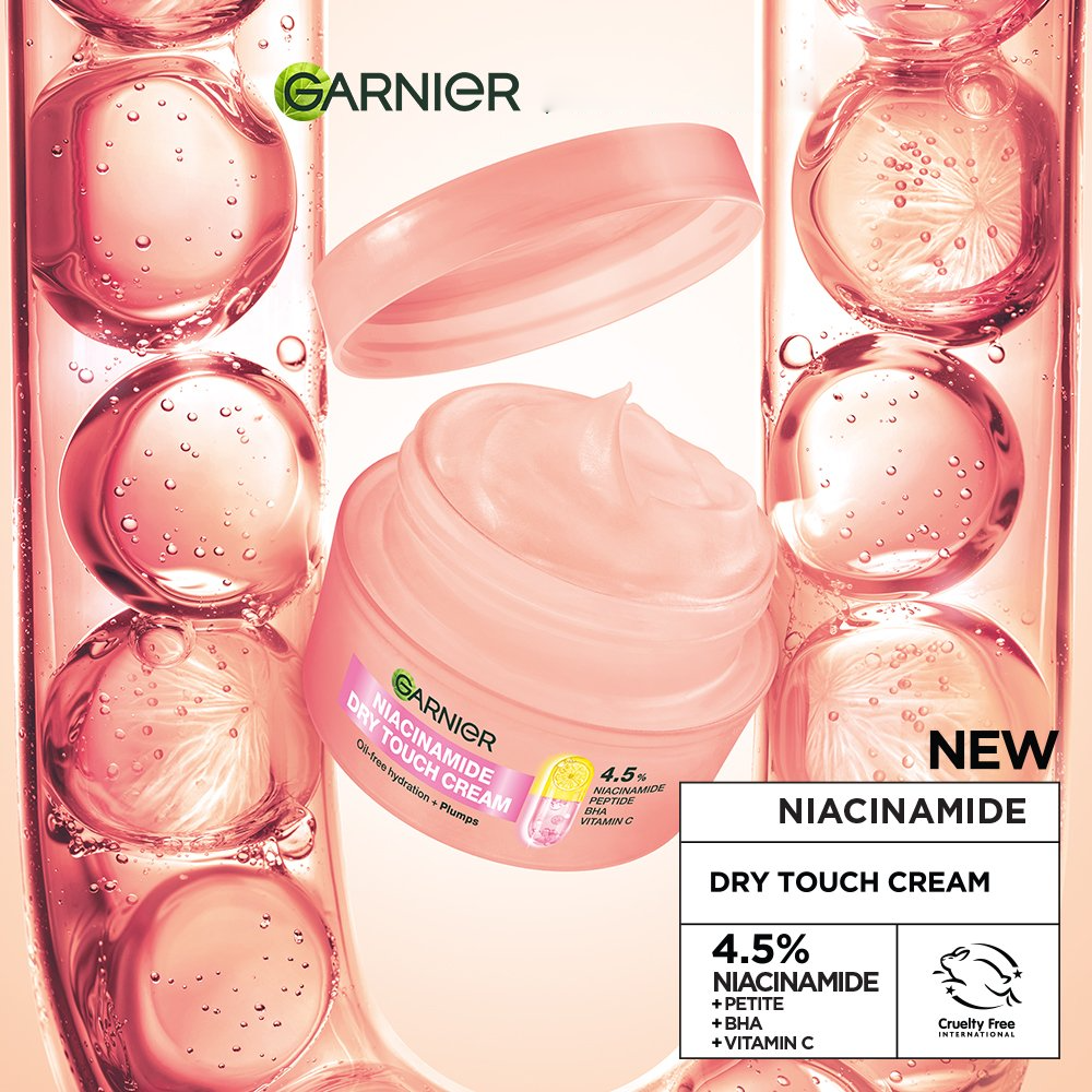 Garnier Niacinamide Dry Touch Cream - 30ml