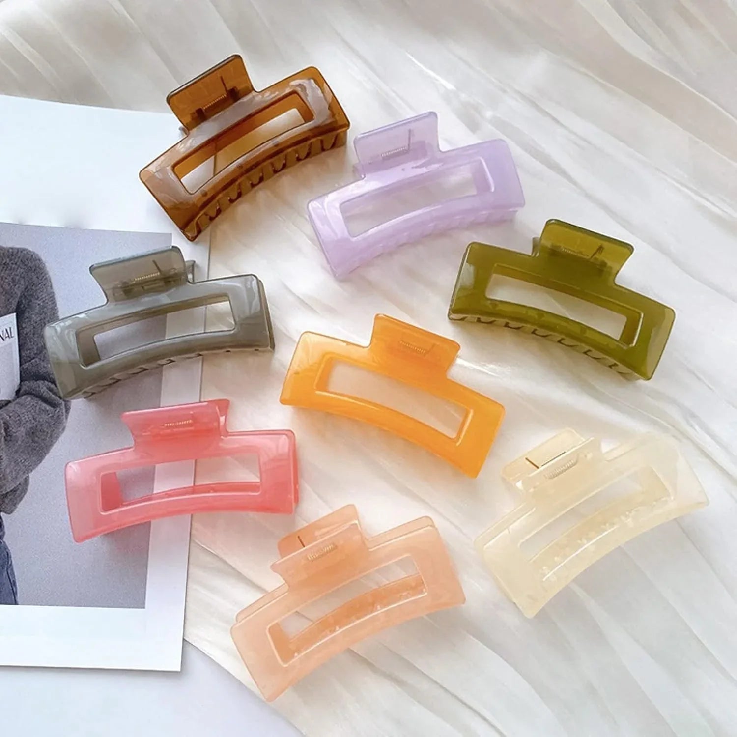 مشابك شعر بتصميم فريد - 12 قطعة (KT-89C)